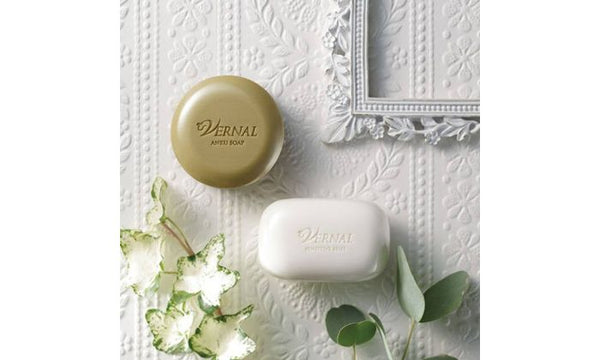 W face soap set - Cleansing Soap (30g) / Beauty Soap (30g) / Foaming Net